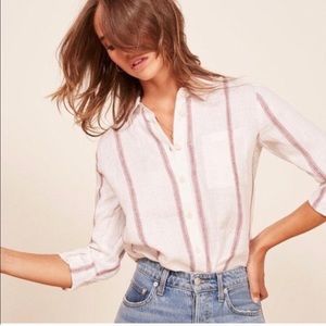 Reformation Linen Top